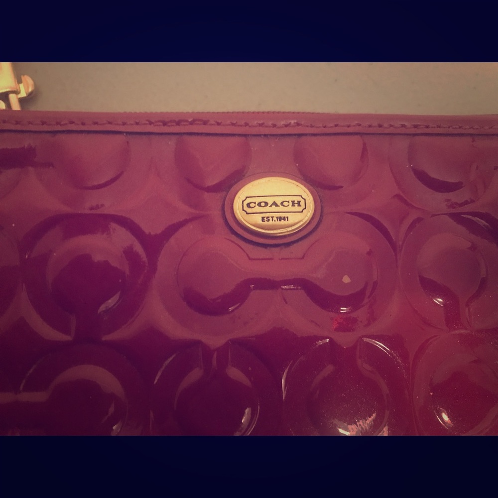 Coach Clutch Passion Berry